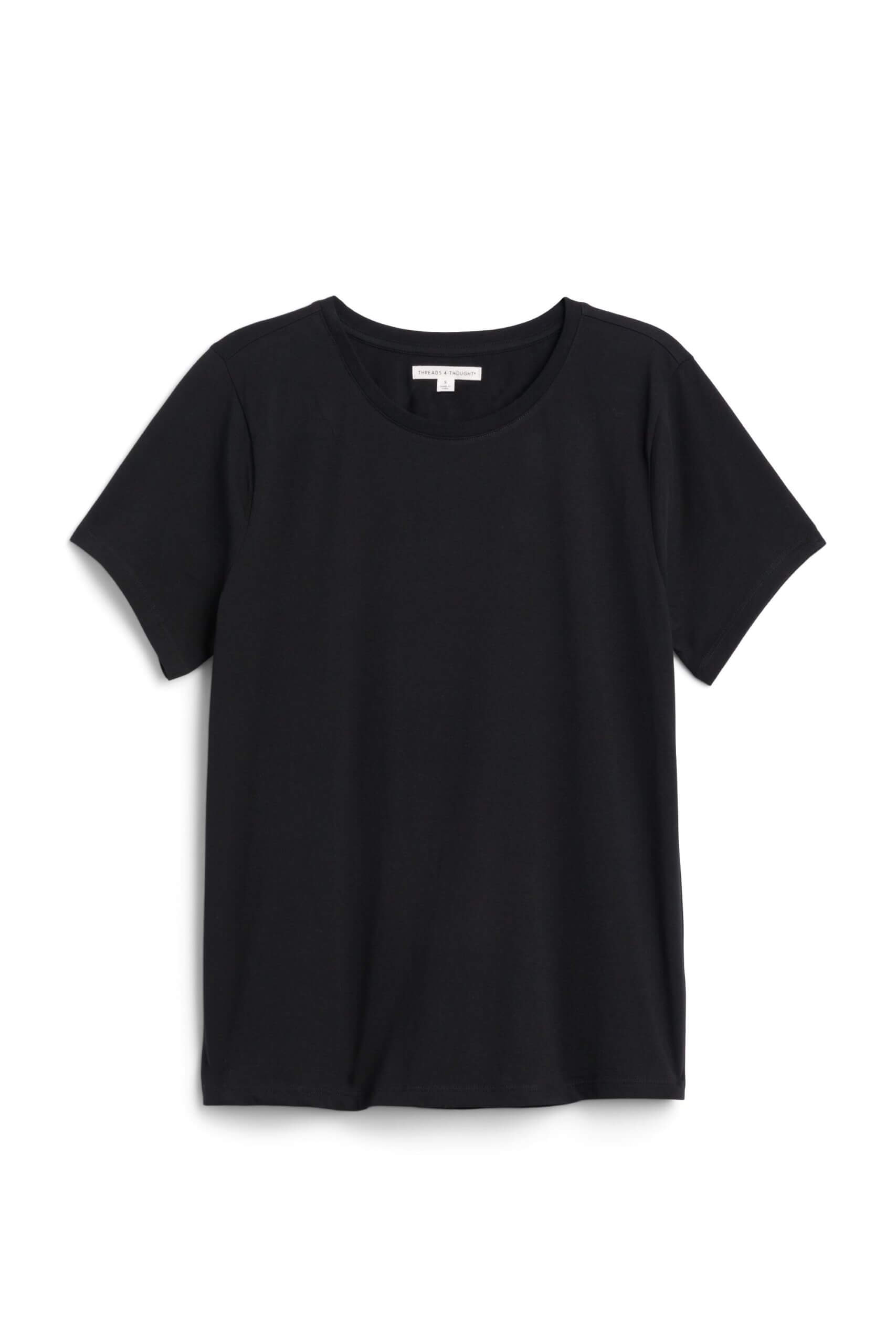 Stitch Fix Women's black crew neck tee.