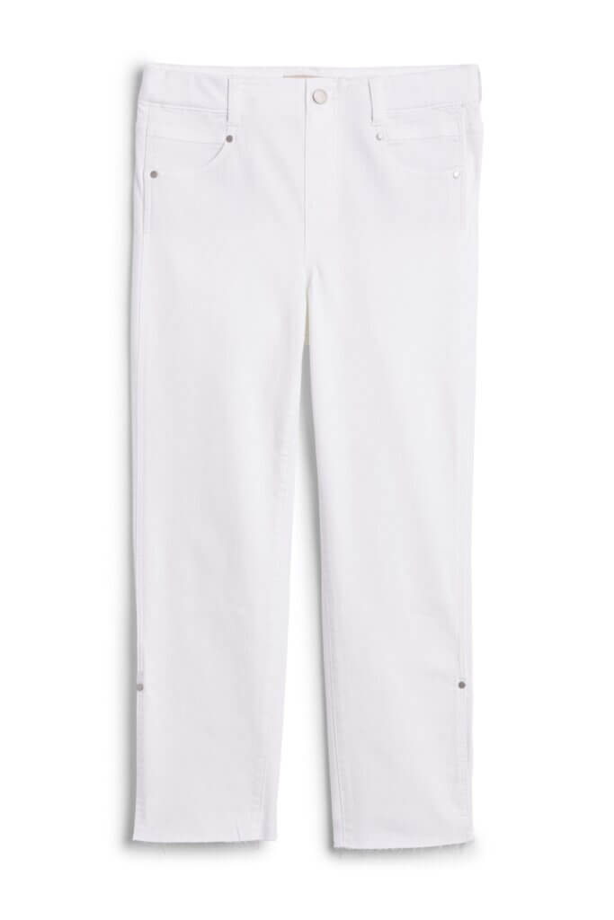 Stitch Fix women’s white denim capris.
