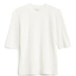 Stitch Fix women’s white short-sleeve crew neck T-shirt.