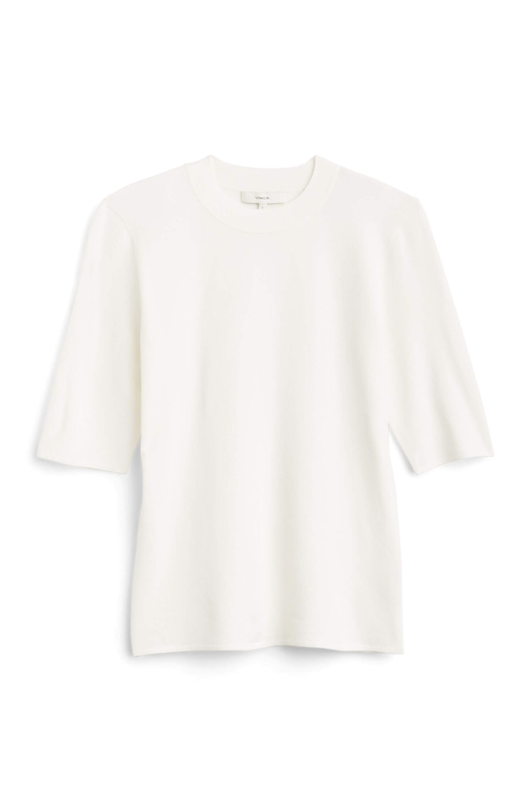 Stitch Fix women’s white short-sleeve crew neck T-shirt.