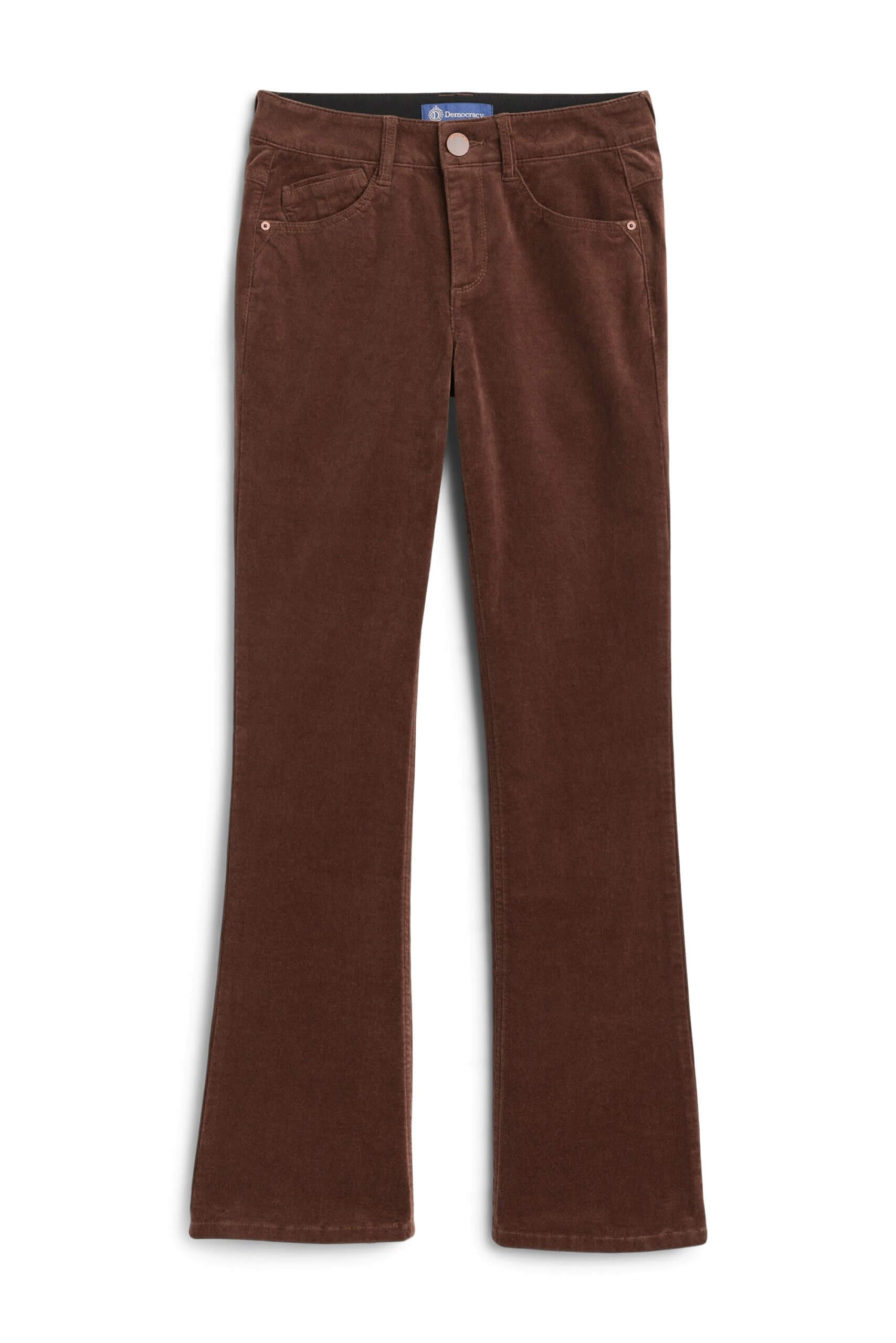 Stitch Fix women’s brown corduroy bootcut pants.