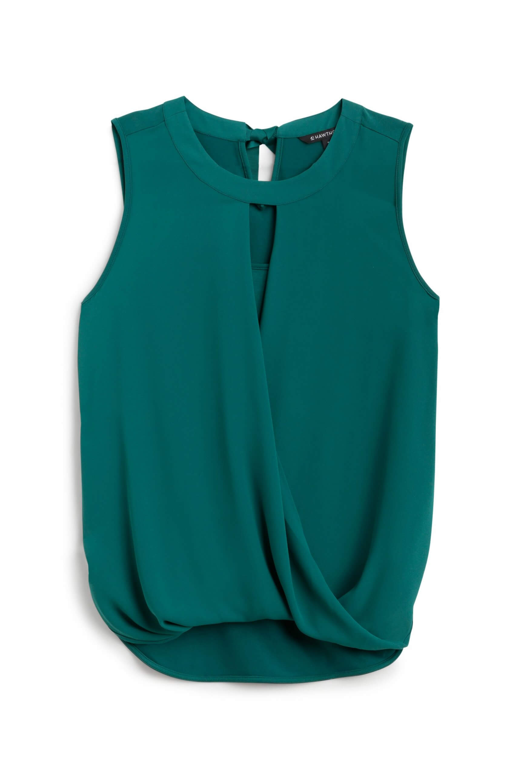 Stitch Fix Women’s green sleeveless blouse.