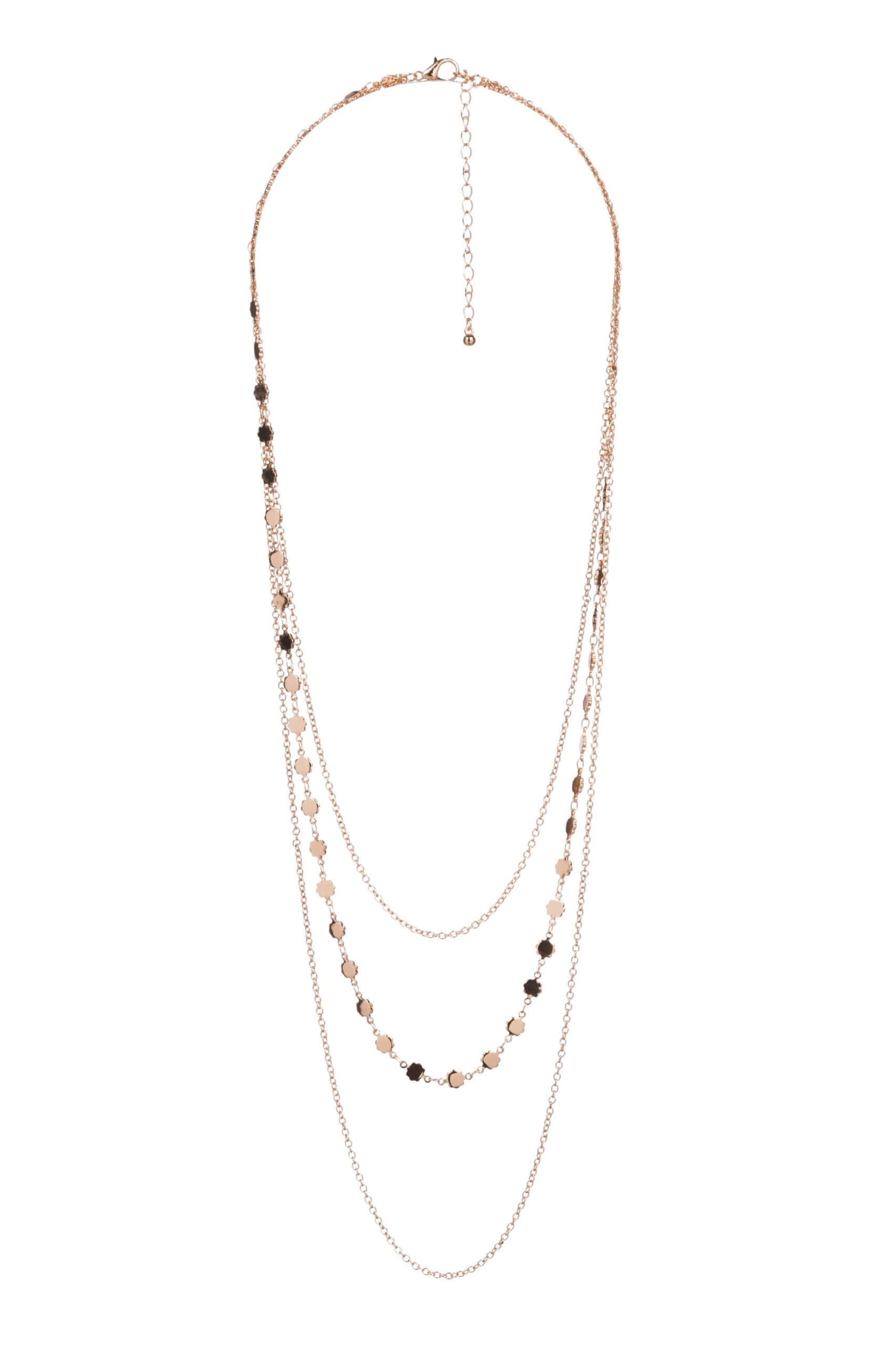 Stitch Fix Women's gold layered necklace.
