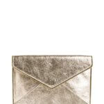 Stitch Fix women’s gold envelope clutch.