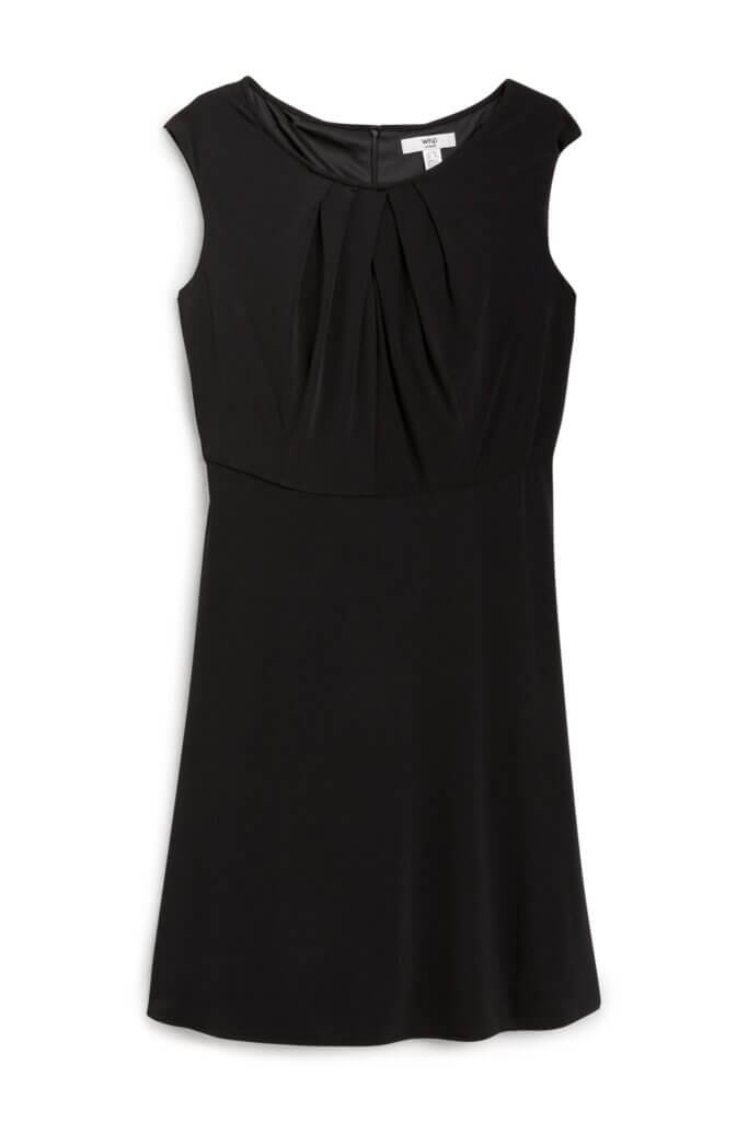 Stitch Fix women’s black a-line dress.