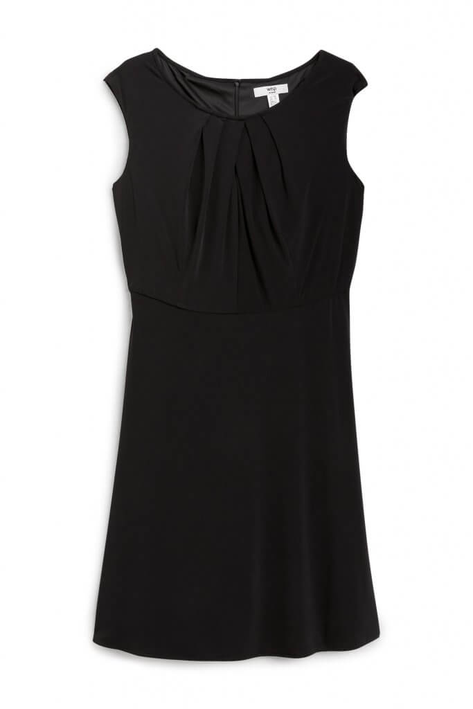 Stitch Fix women’s black dress with cap sleeves.