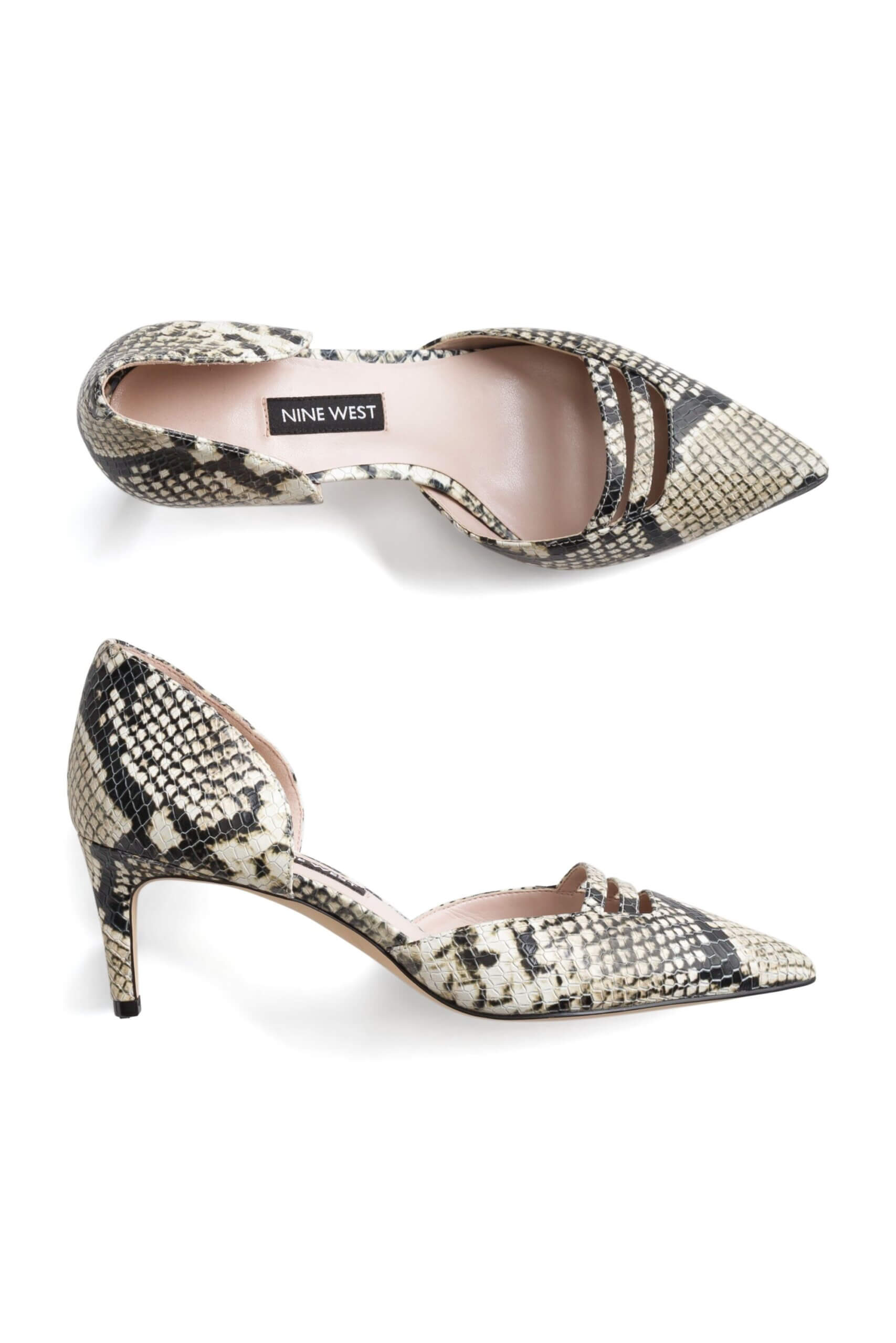 Stitch Fix women’s snakeskin print heels.