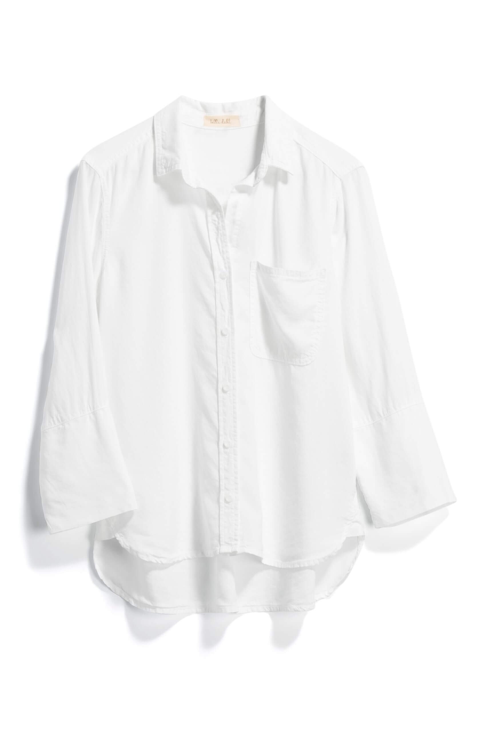 Stitch Fix Women's white button-up shirt.