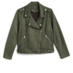 Stitch Fix Women’s olive moto jacket.