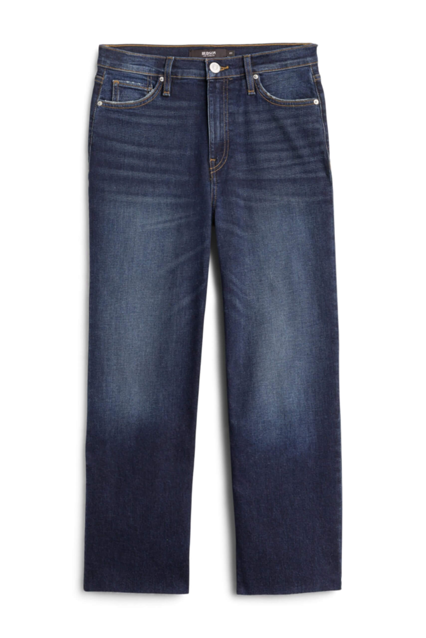 Stitch Fix Women’s faded dark-wash straight-leg jeans.