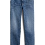 Stitch Fix Women’s medium-wash straight-leg jeans.