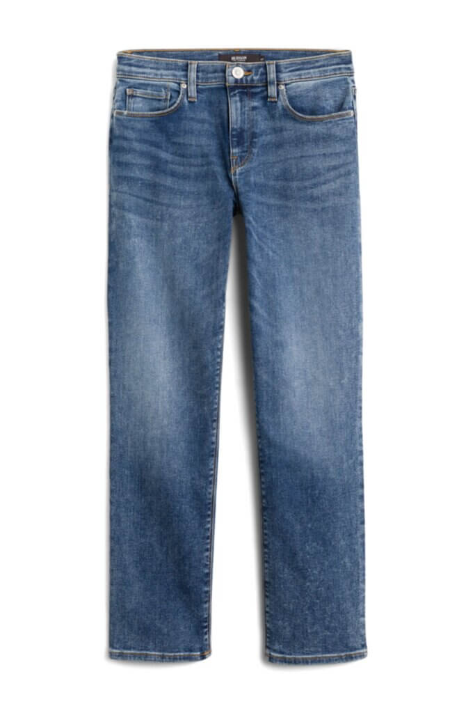 Stitch Fix Women’s medium-wash straight-leg jeans.