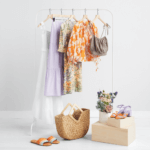 Stitch Fix women’s cottagecore aesthetic dresses, skirt and blouses in various colors and prints.