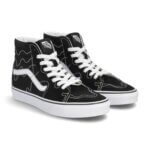 Stitch Fix Women’s black and white high-stop sneakers.