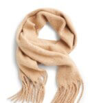 Stitch Fix Women’s tan tassel scarf.
