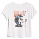 Stitch Fix Women’s white short-sleeve graphic T-shirt.