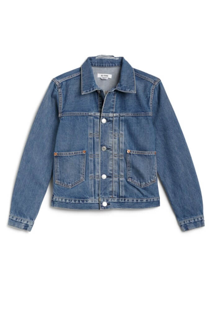 Stitch Fix Women’s blue jean jacket.