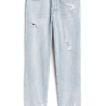 Stitch Fix Women’s distressed light-wash straight-leg jeans.