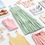 Stitch Fix women’s regencycore inspired clothing and shoes in various styles, prints and colors.