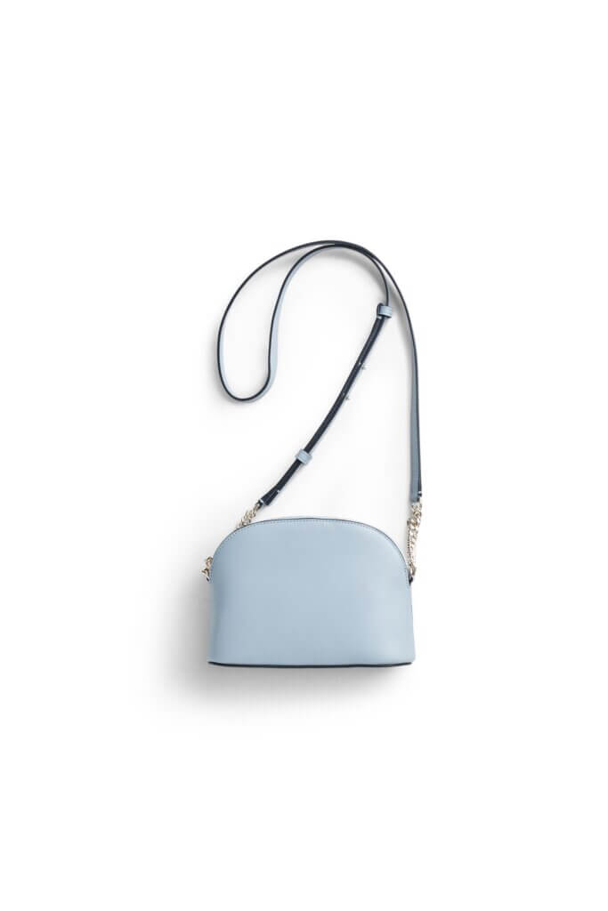 Stitch Fix women’s light blue crossbody purse.