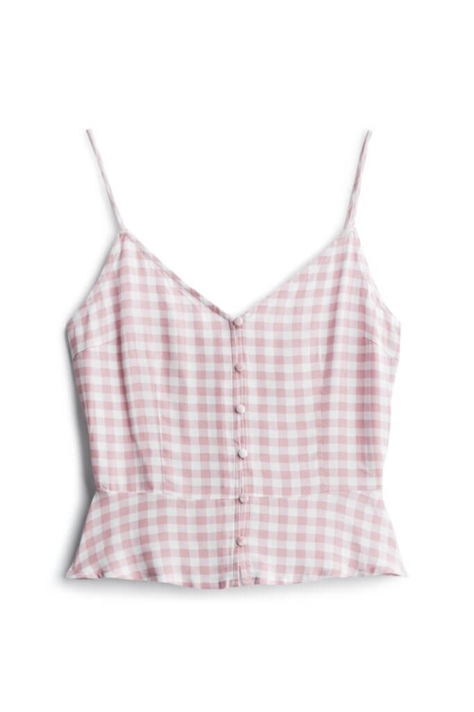 Stitch Fix women's white eyelet short sleeve blouse.