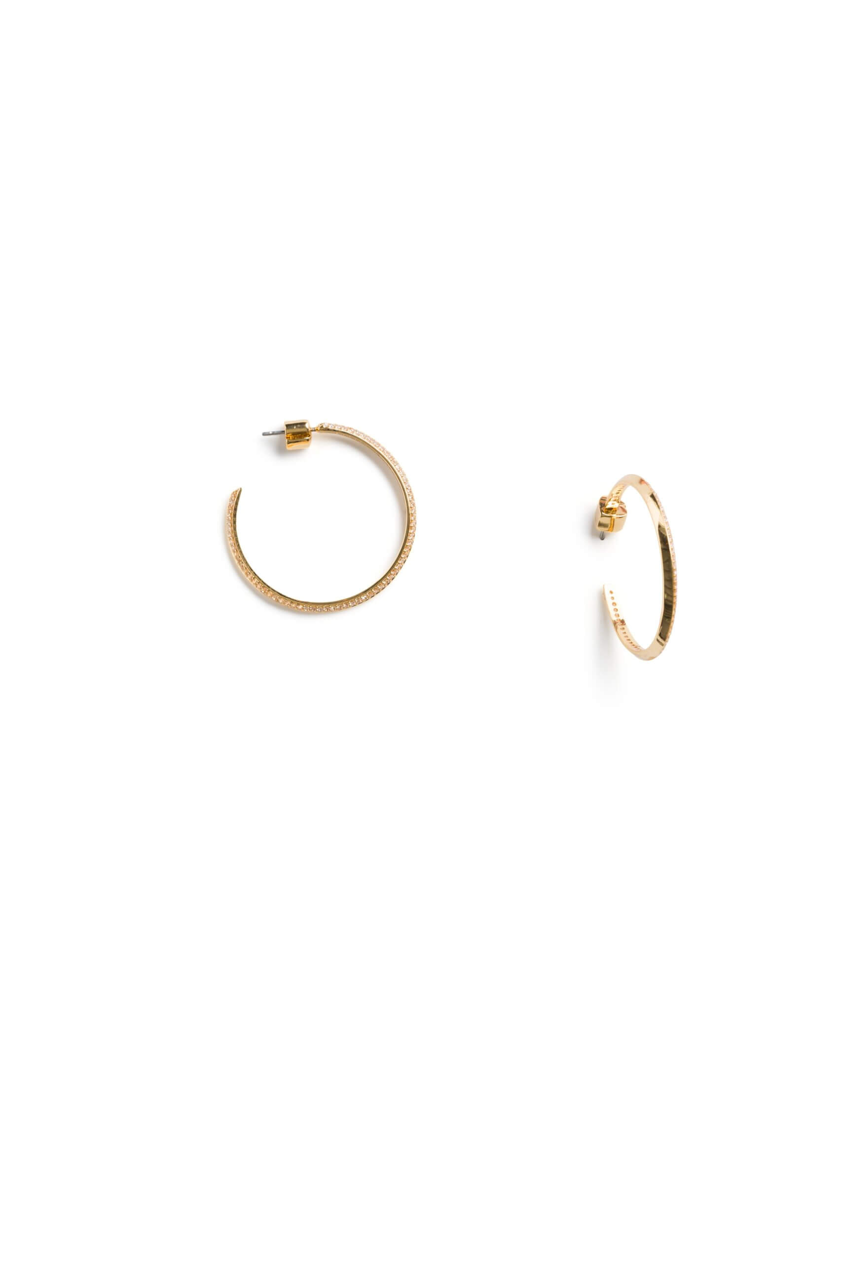 Stitch Fix women's gold hoop earrings.