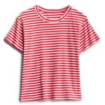 Stitch Fix women’s red and white striped T-shirt.