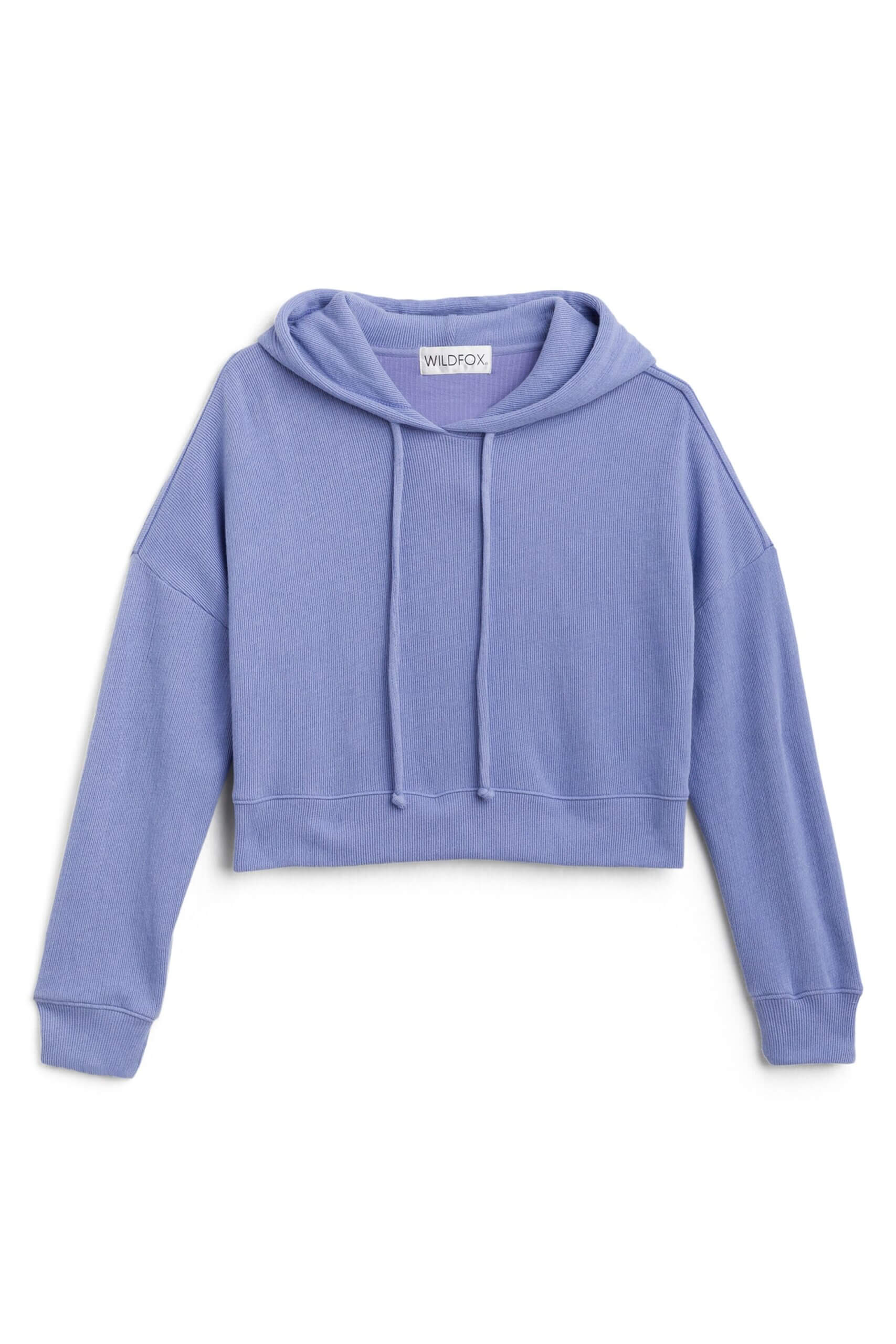 Stitch Fix women’s purple knit hoodie.