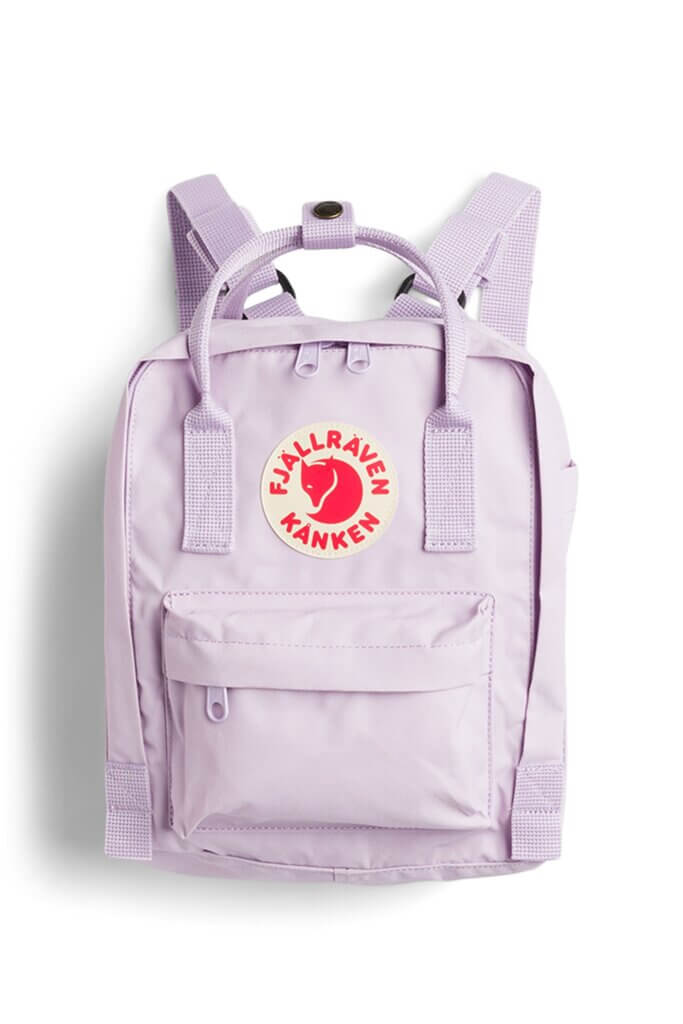 Stitch Fix women's Fjällräven lavender mini backpack.