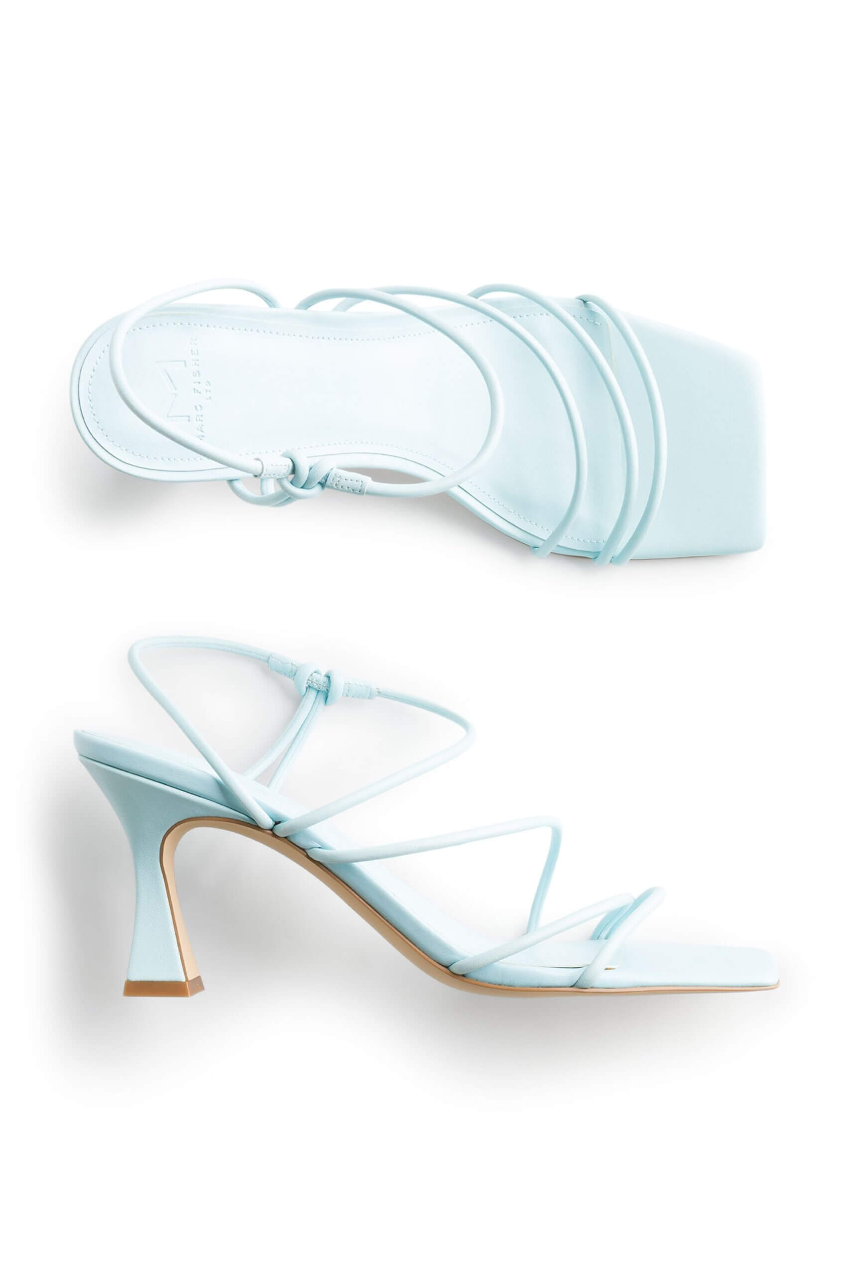 Stitch Fix women's light blue strappy heel.