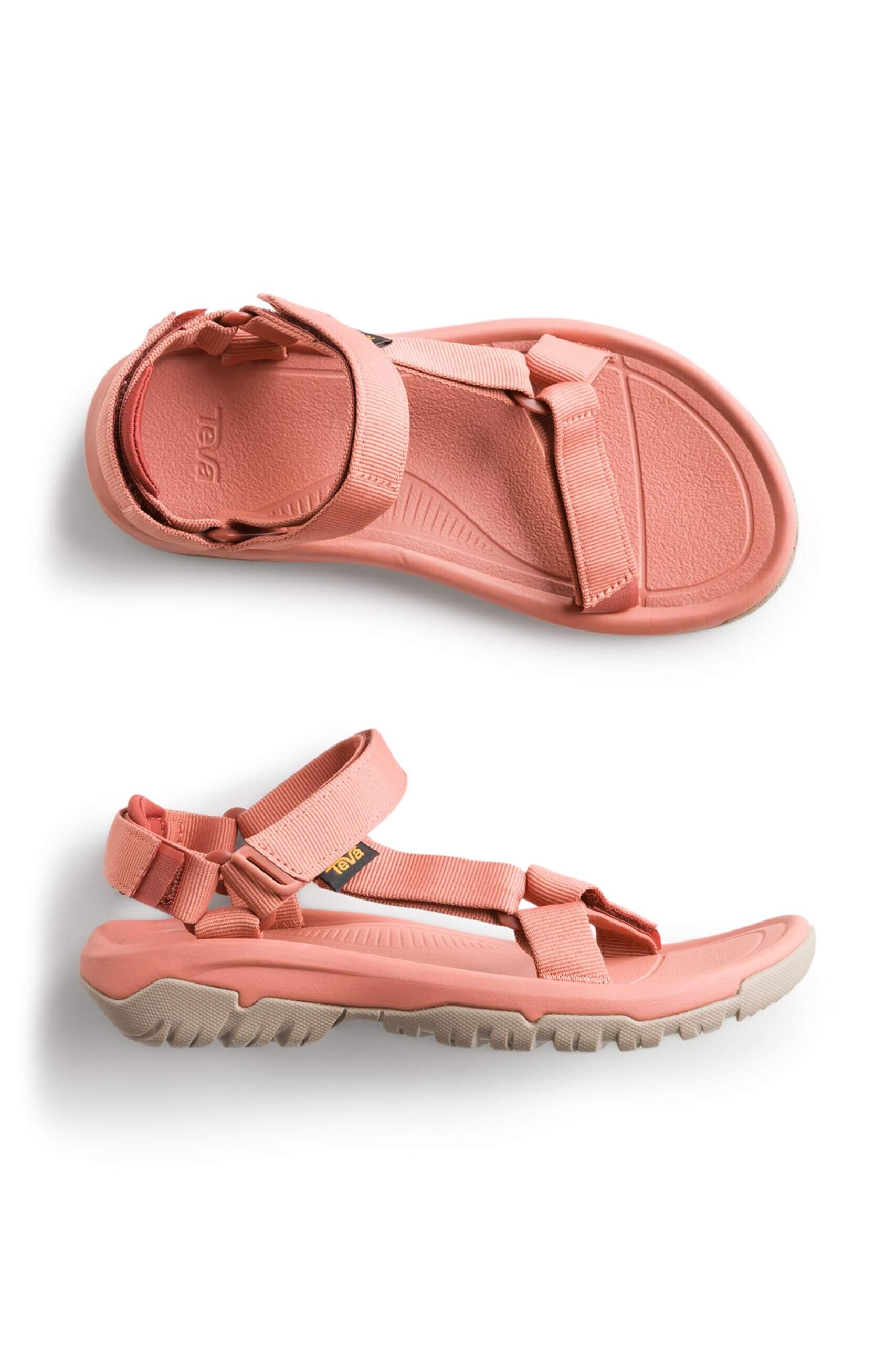 Stitch Fix women’s pink velcro strap hiking sandals.