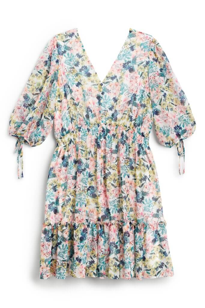 Stitch Fix women’s floral print mini dress.