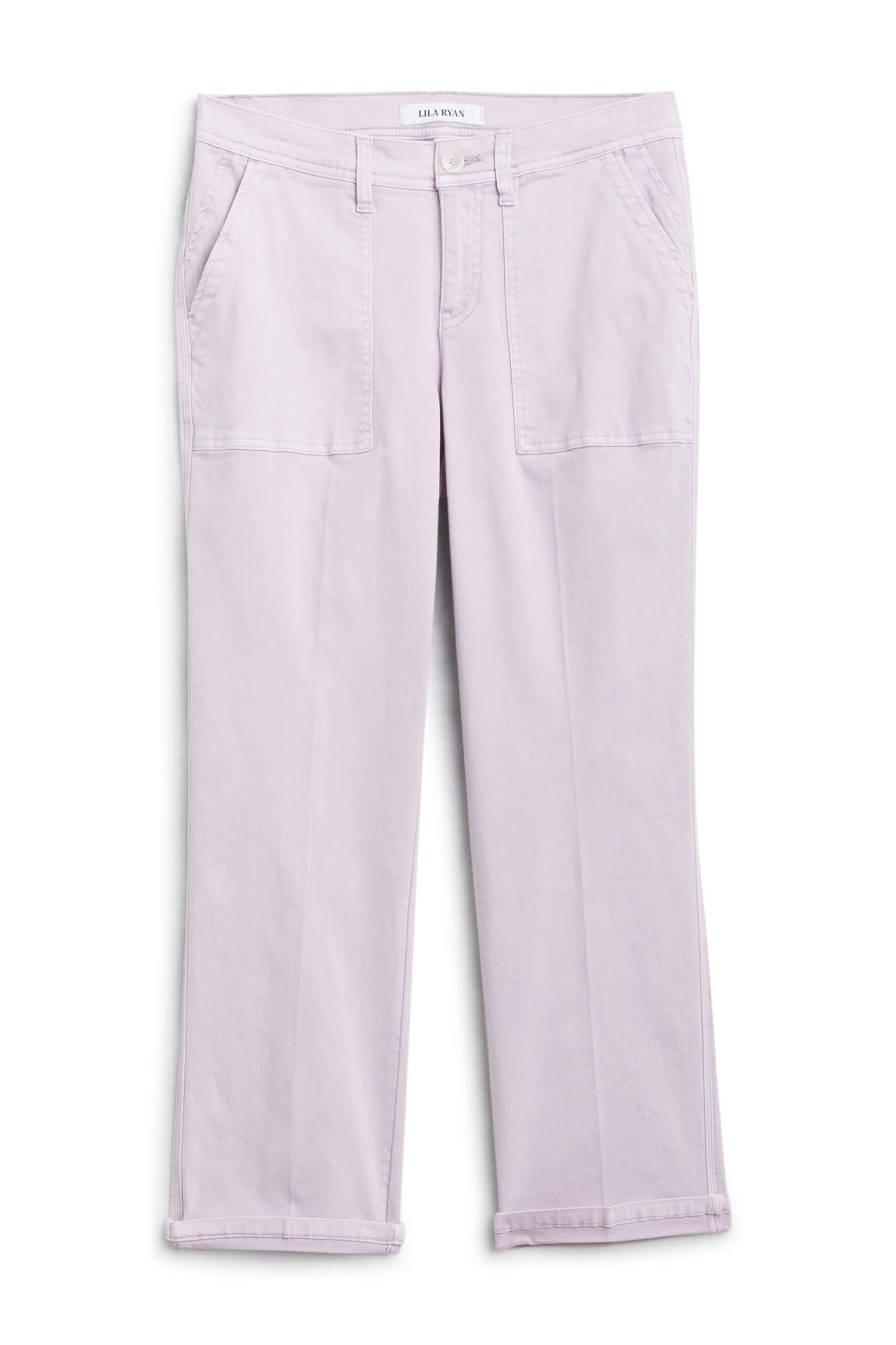 Stitch Fix women’s light purple straight-leg pants.
