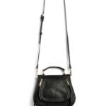 Stitch Fix women's black saddle crossbody bag.