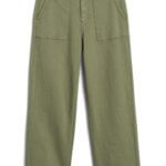 Stitch Fix women's green wide-leg pants.
