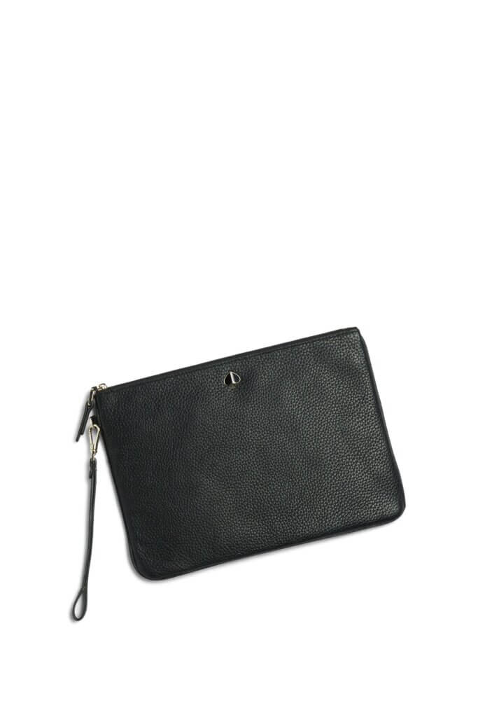 Stitch Fix women's black clutch bag.