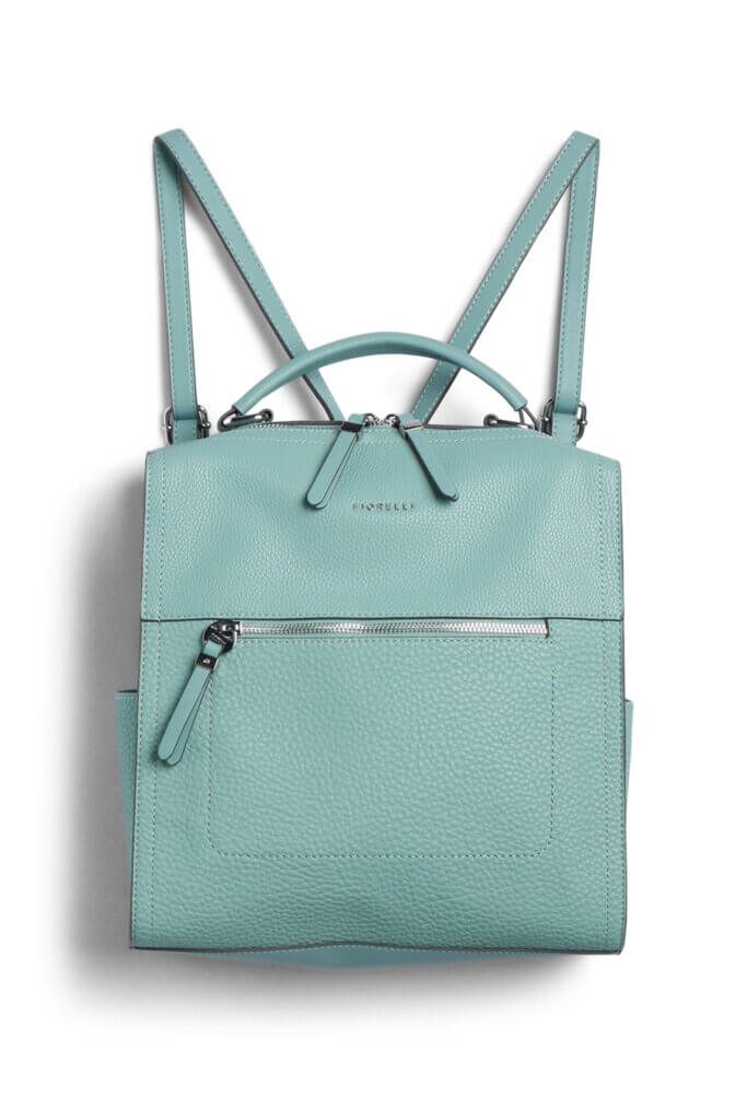 Stitch Fix women's light blue backpack-style purse.