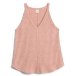 Stitch Fix women’s pink sleeveless ribbed tank.
