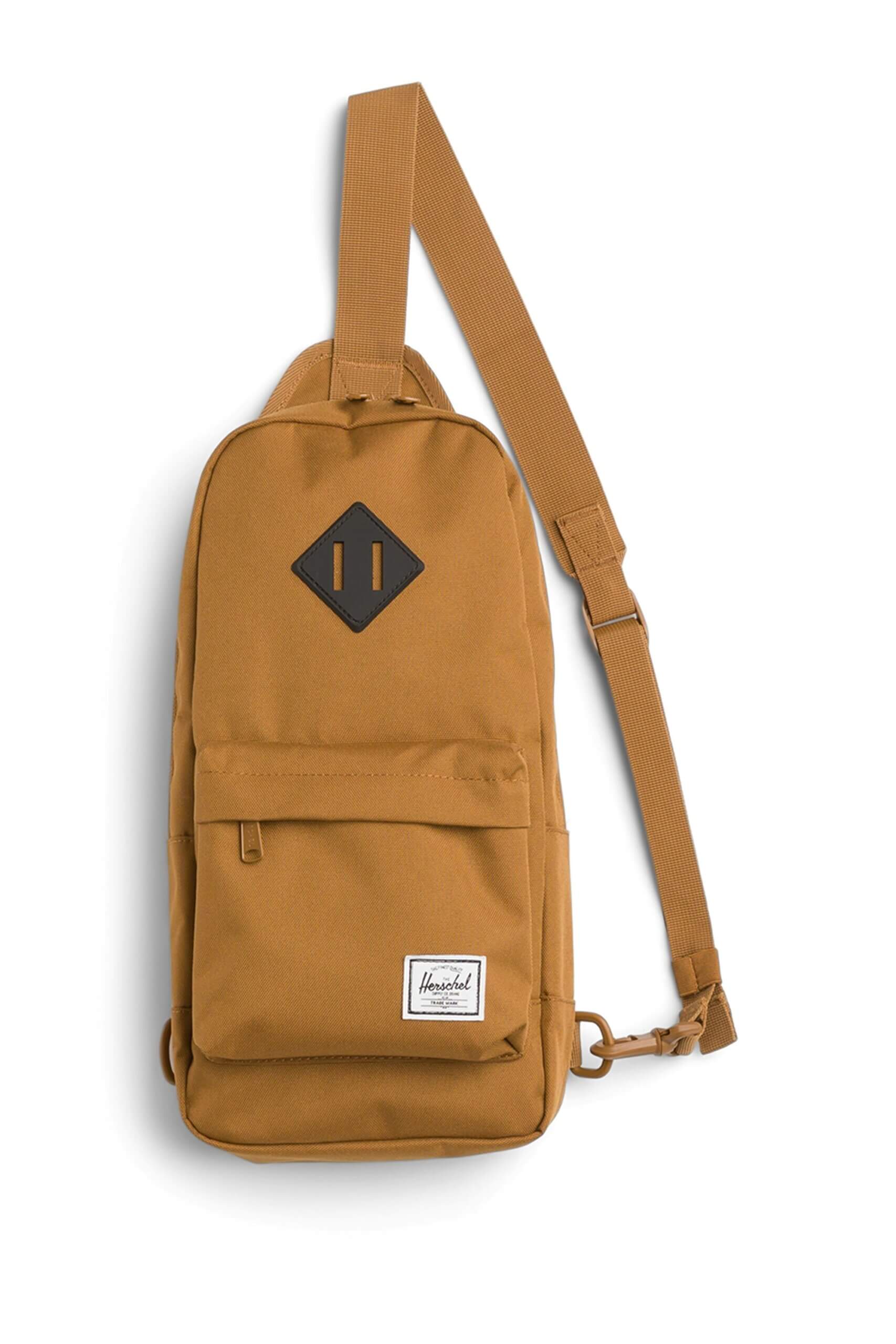 Stitch Fix women’s tan one-shoulder backpack.