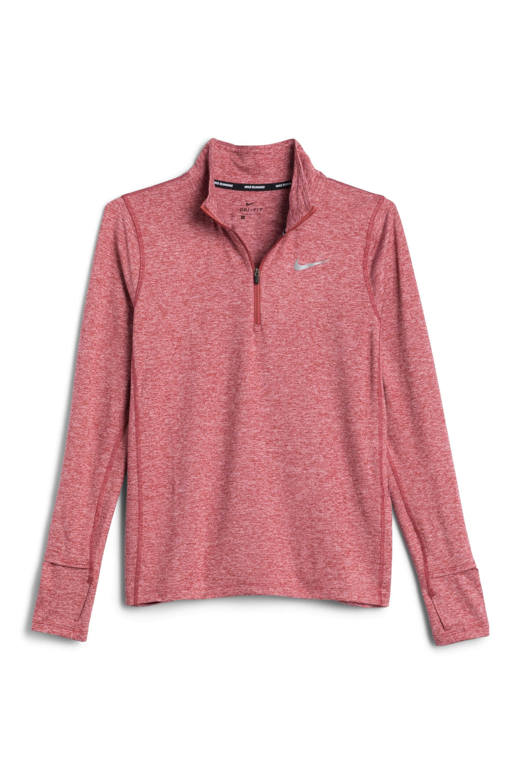 Stitch Fix women's long-sleeve red quarter-zip performance top.