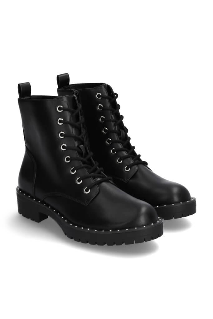 Stitch Fix women's black combat boots with stud detailing.