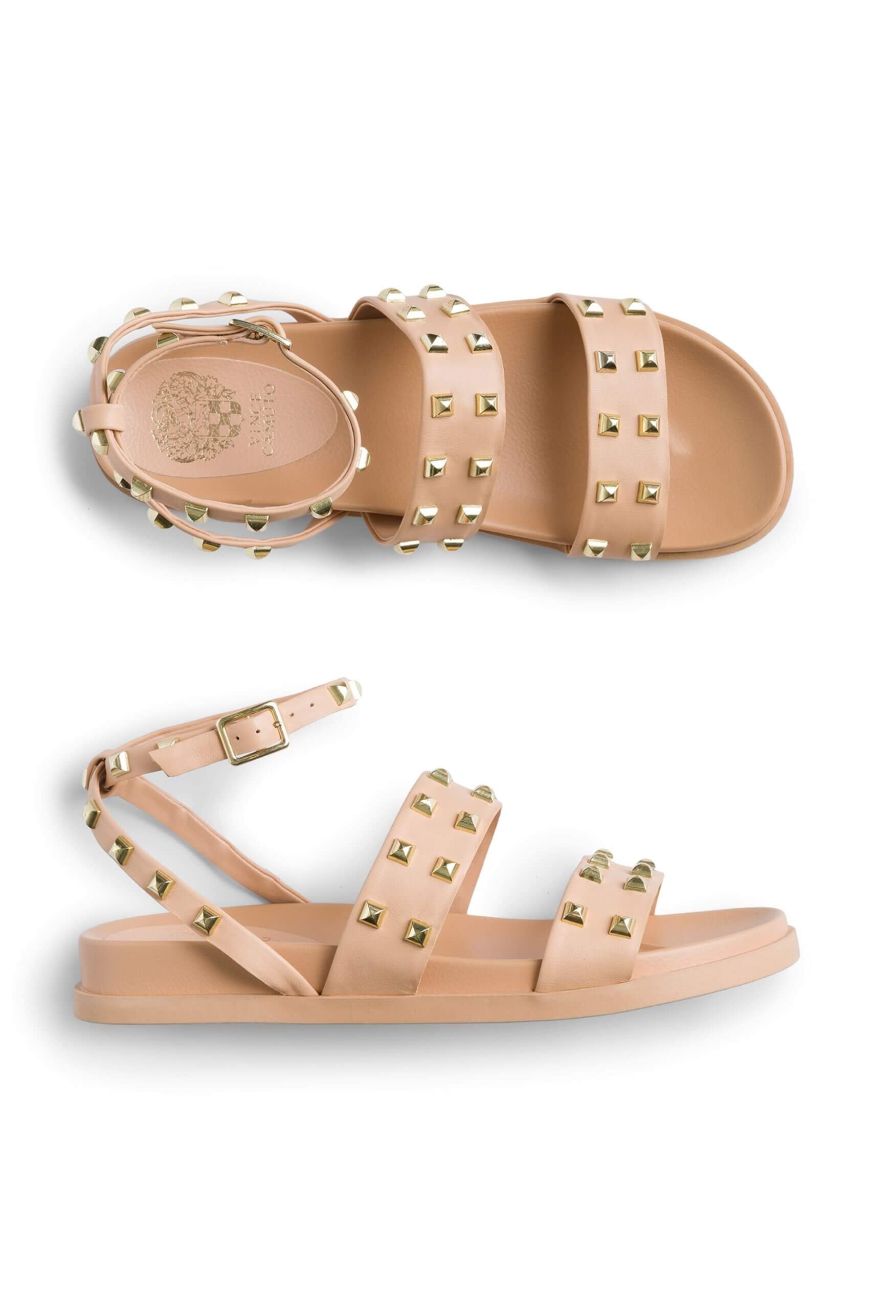 Stitch Fix Women's beige studded sandals.