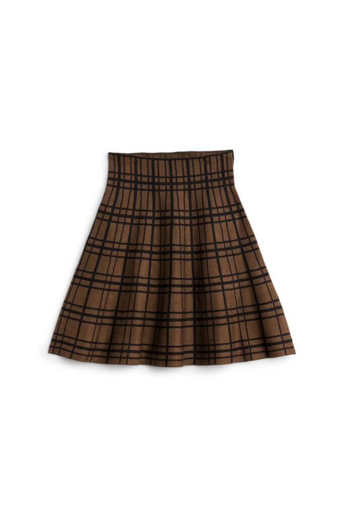 Stitch Fix women’s plaid mini skater skirt.