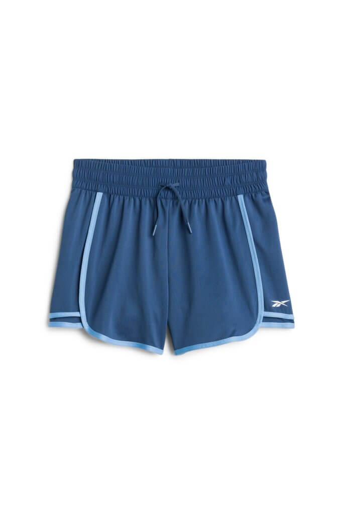 Stitch Fix women's blue performance shorts.