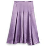 Stitch Fix women’s lavender satin midi skirt.