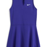 Stitch Fix women's golf attire sleeveless purple dress.