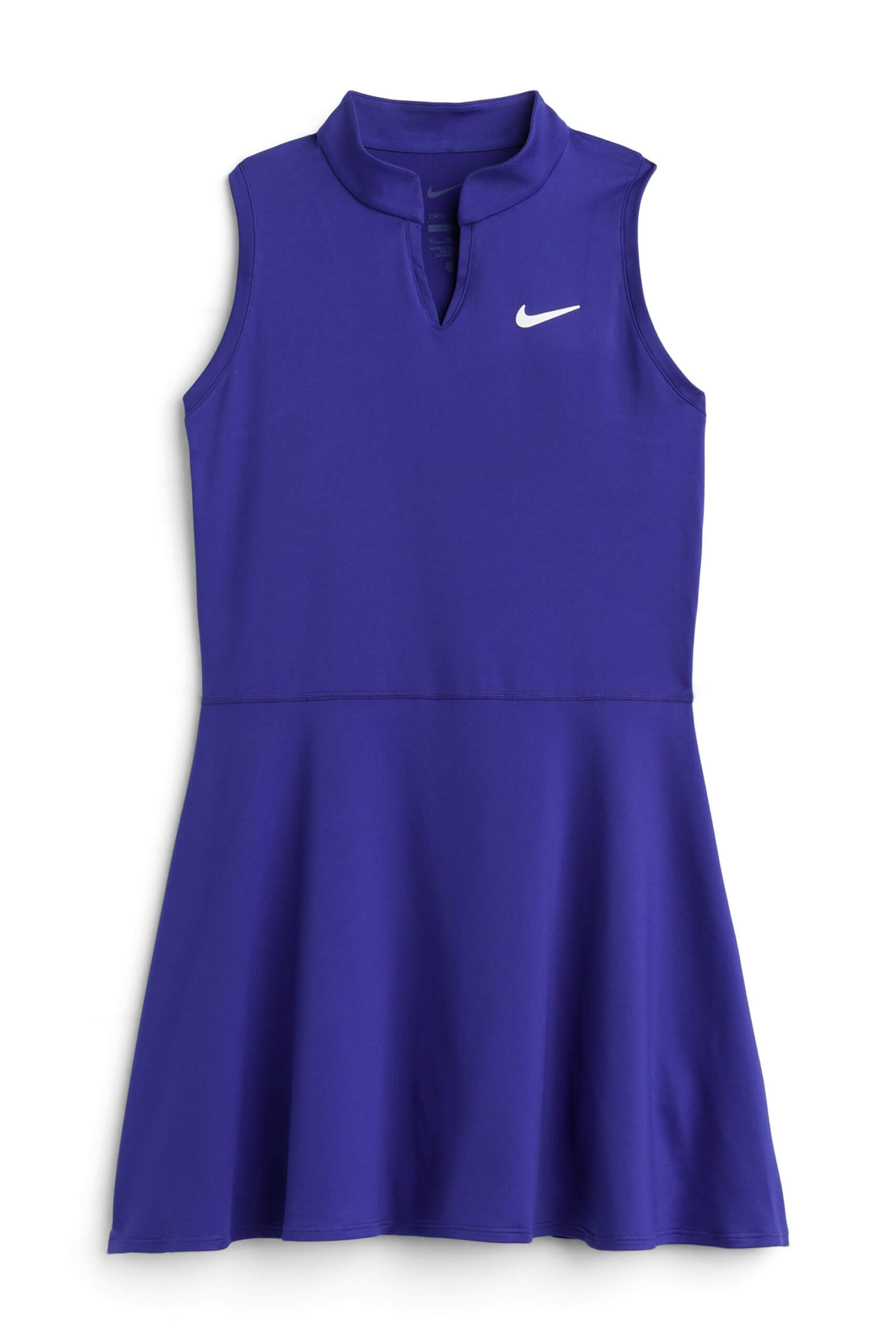 Stitch Fix women’s cobalt blue sleeveless activewear dress with white brand logo.