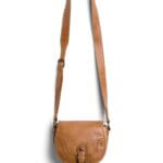 Stitch Fix women's brown saddle crossbody bag.