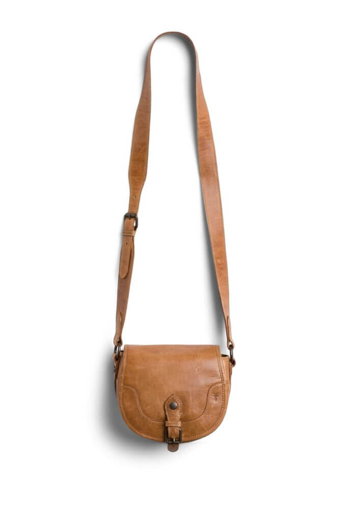 Stitch Fix women's brown saddle crossbody bag.