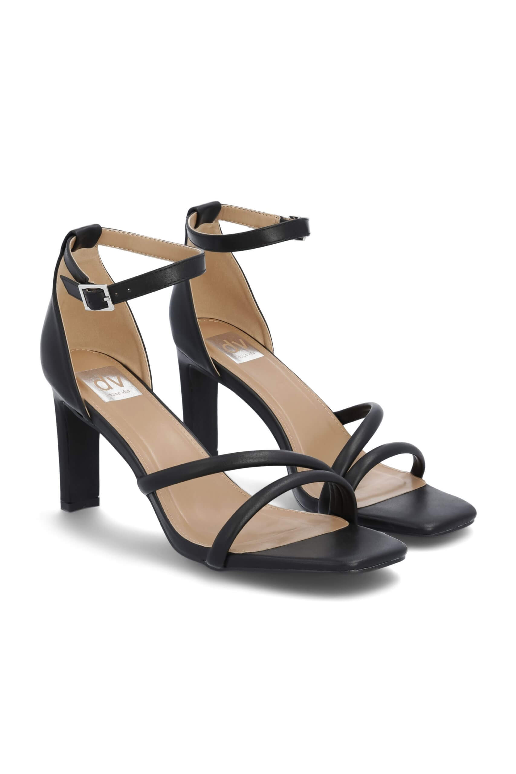 Stitch Fix women’s black strappy heels.